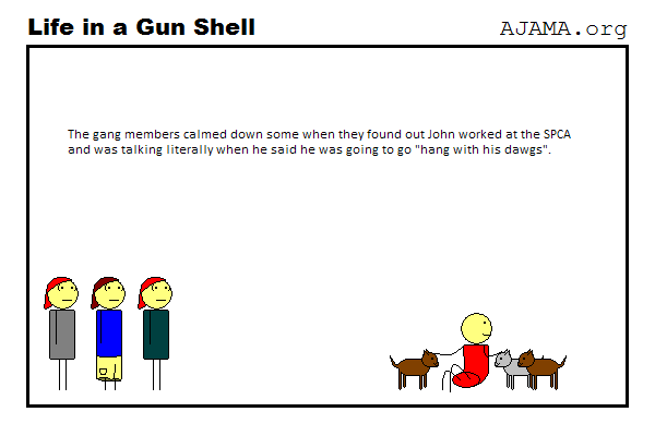 Hanging with my 'dawgs'